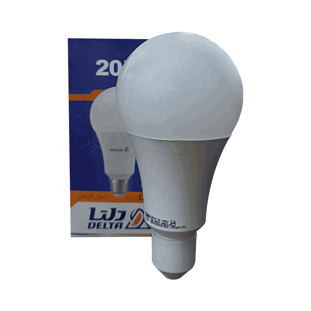 لامپ LED حبابی 20 وات E27 سبز دلتا