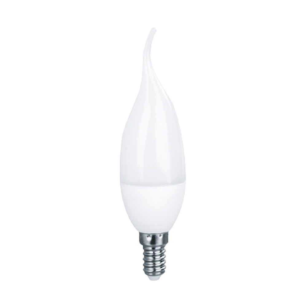 لامپ اشکی 6SMD وات E14 مات مهتابی آروشا