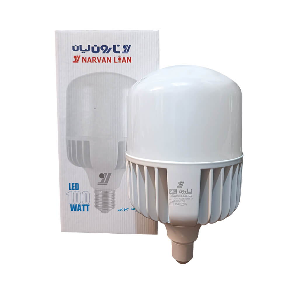 لامپ LED استوانه 100 وات E27 مهتابی نارون لیان