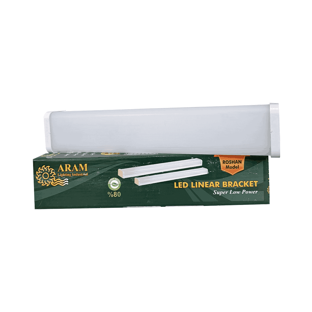 براکت(چراغ خطی) 75وات 80 سانتی یخی(روشان) آرام