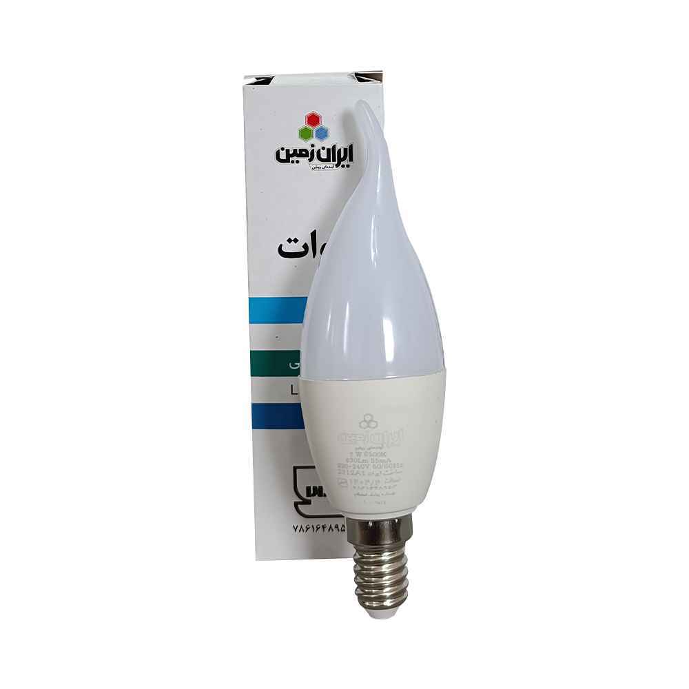 لامپ اشکی 7SMD وات E14 مات آفتابی ایران زمین