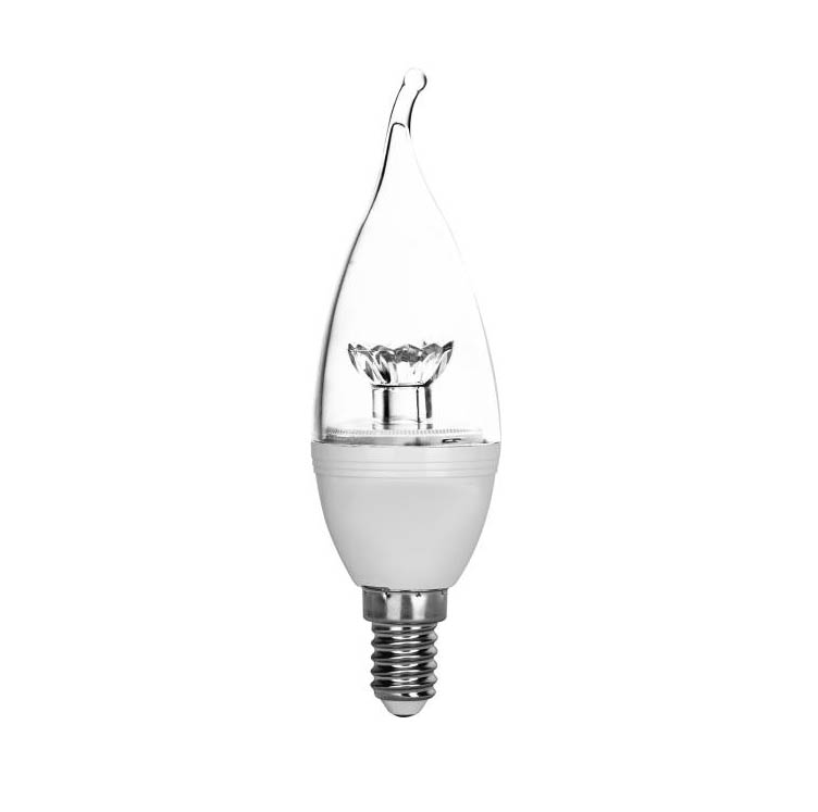 لامپ اشکی 7SMD وات E14 شفاف مهتابی آروشا